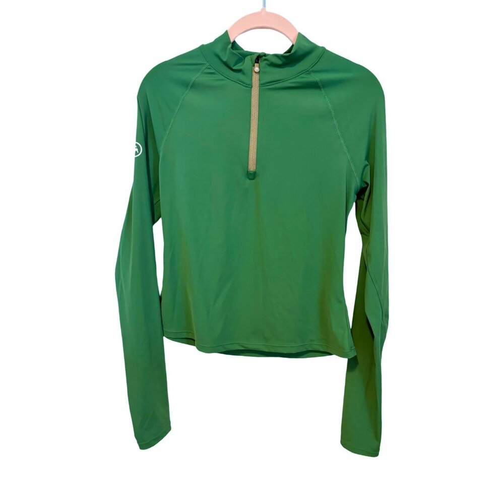 NWOT Backcountry SunTrace 1/4-Zip Long-Sleeve Top, Green, Size Small - Picture 5 of 8